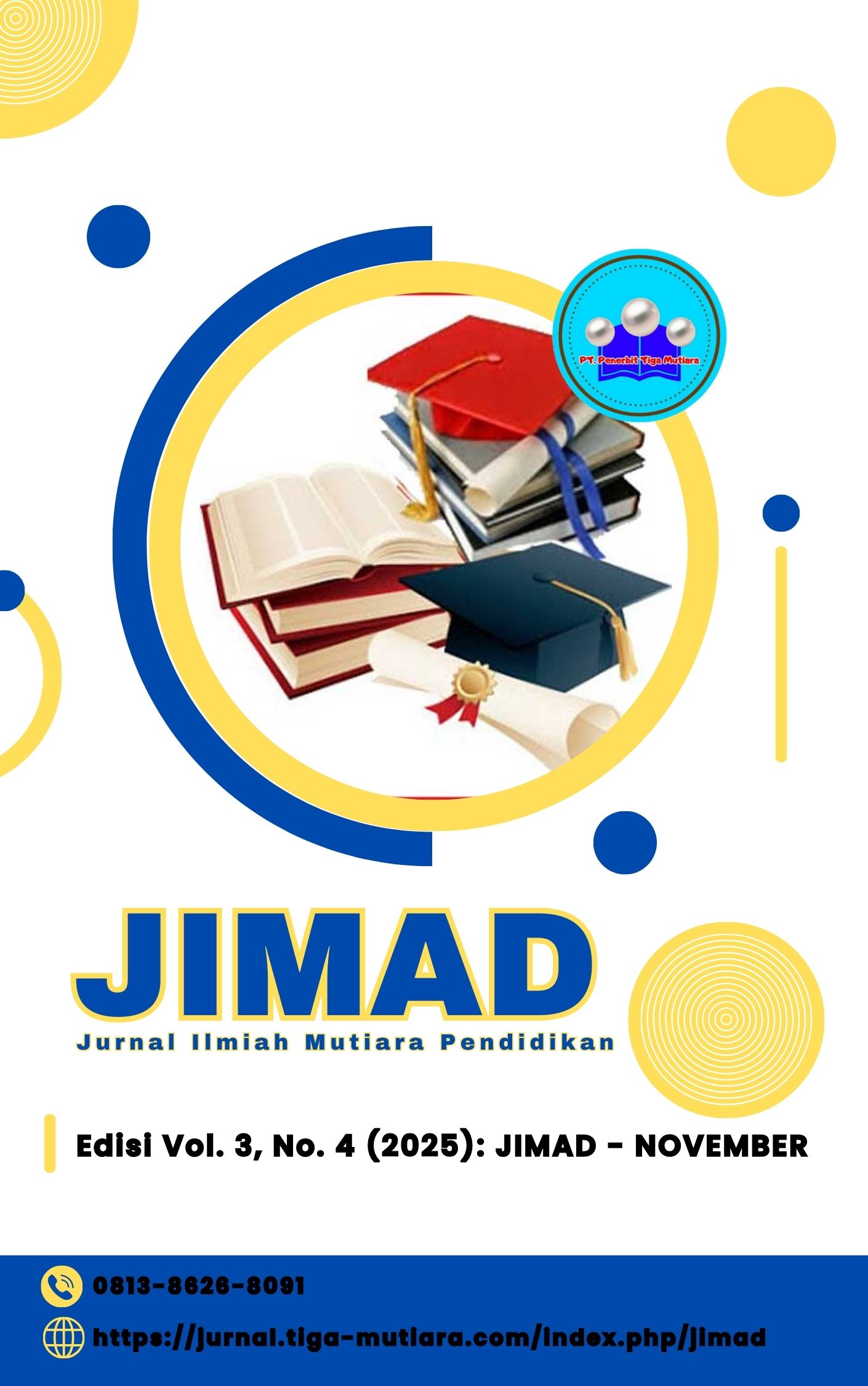 					View Vol. 3 No. 4 (2025): JIMAD - NOVEMBER
				